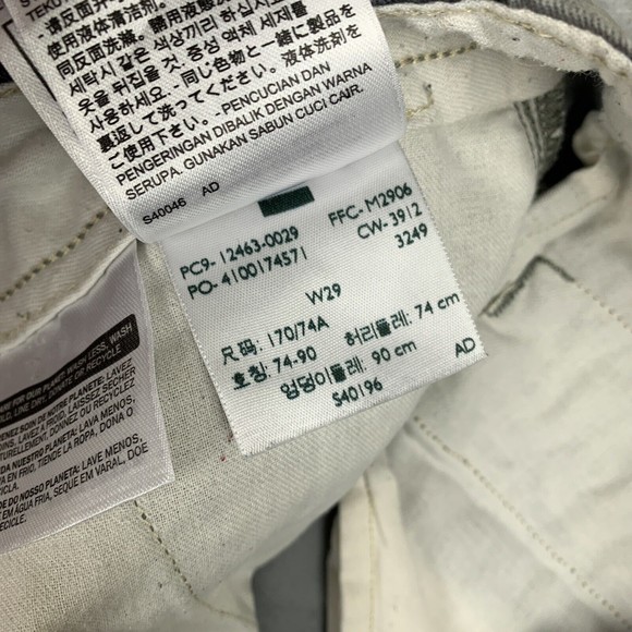 Levis Cargo Shorts Mens Sz 29 (30 x 10.5) Camo Gray Black White Tab Army Pockets - Picture 13 of 16